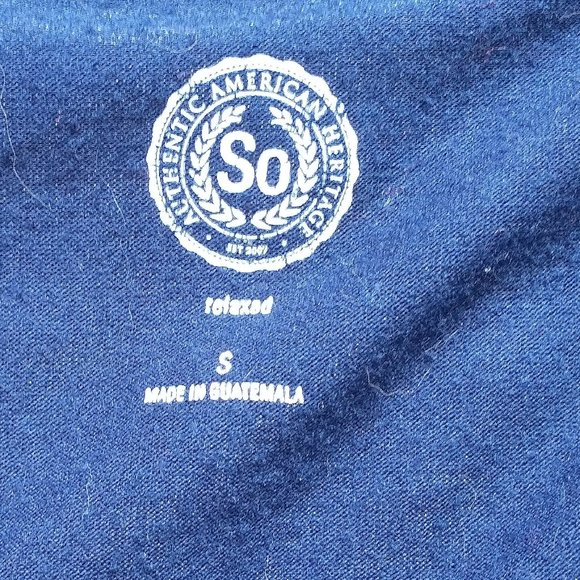 SO - Size Small - Dark Blue Long Sleeved Tee - Picture 2 of 2